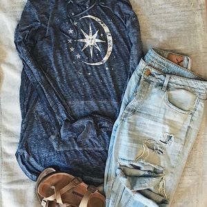 🌻 Cute moon and sun lightweight sweatshirt 🌻